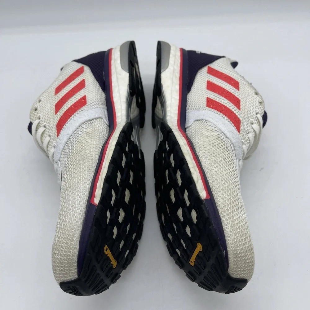 Adidas AdiZero Adios 4 Boost Women's Size 10 Running Shoes B37375 White Sneaker